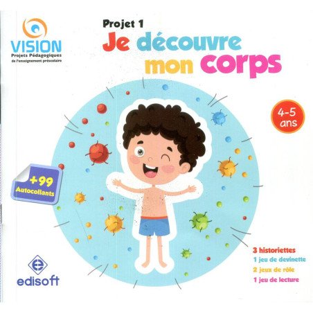 Vision : Projet 1 (4-5 ans) - Je découvre mon corps
