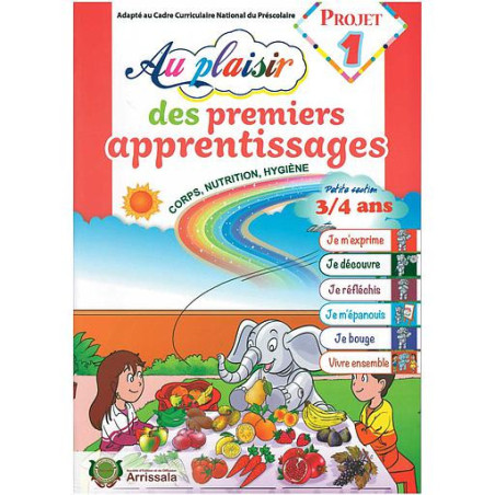 Projet 1 Au Plaisir Des Premiers Apprentissages Corps, Nutrition, Hygiène 3/4