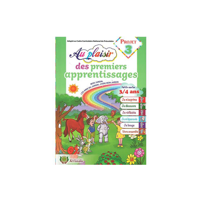 Projet 3 Au Plaisir Des Premiers Apprentissages Mon jardin les amis du jardin, j'aide mon jardin 3/4