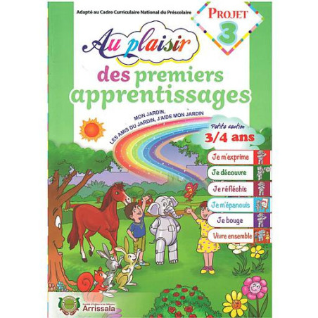 Projet 3 Au Plaisir Des Premiers Apprentissages Mon jardin les amis du jardin, j'aide mon jardin 3/4