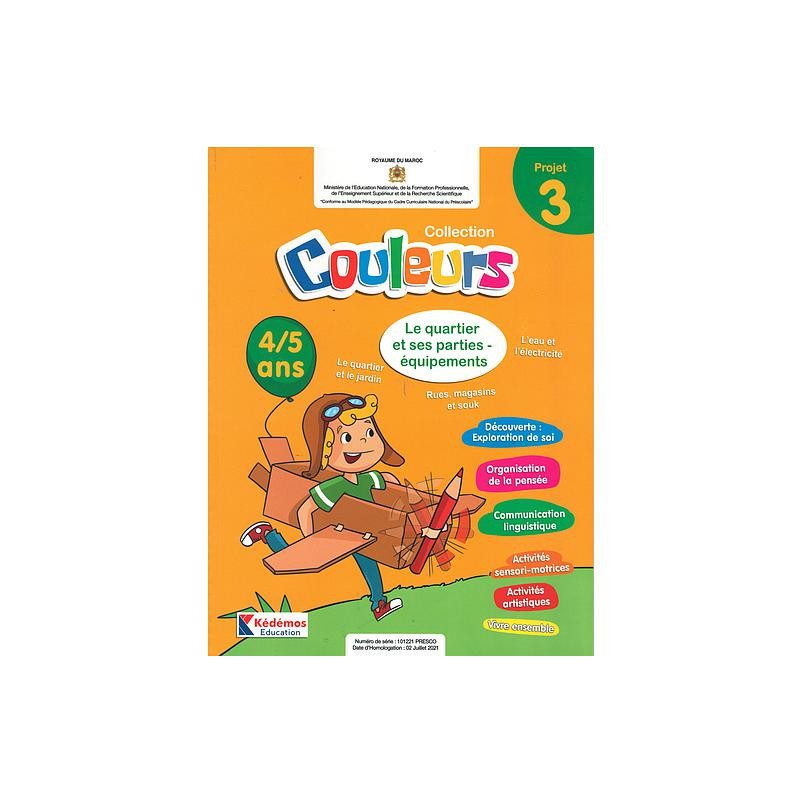 Collection couleurs 4/5ans Projet 3: le quartier et ses parties équipements