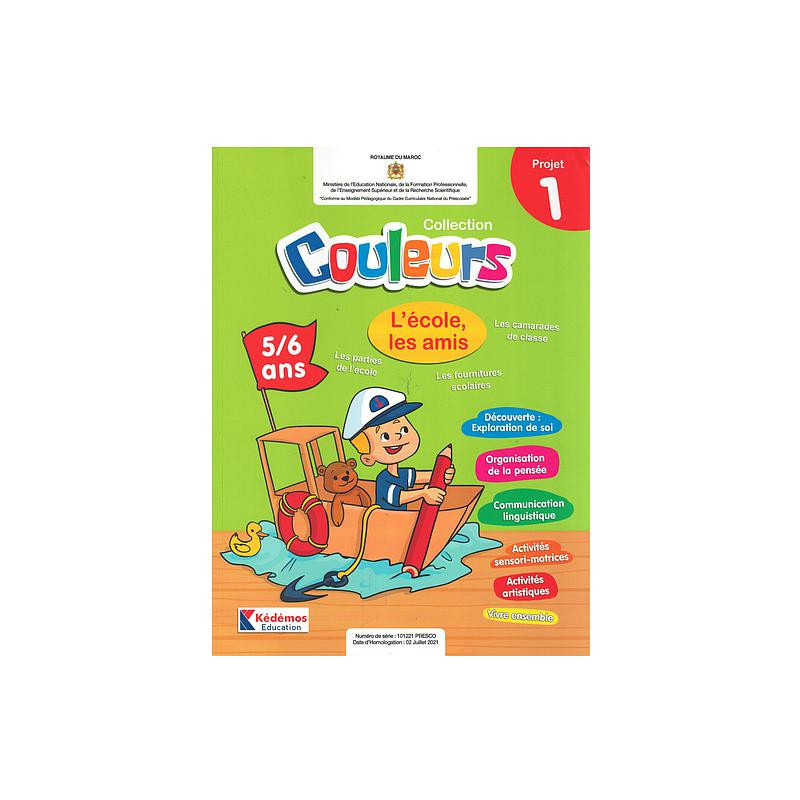 Collection couleurs 5/6ans Projet1: l'école, les amis