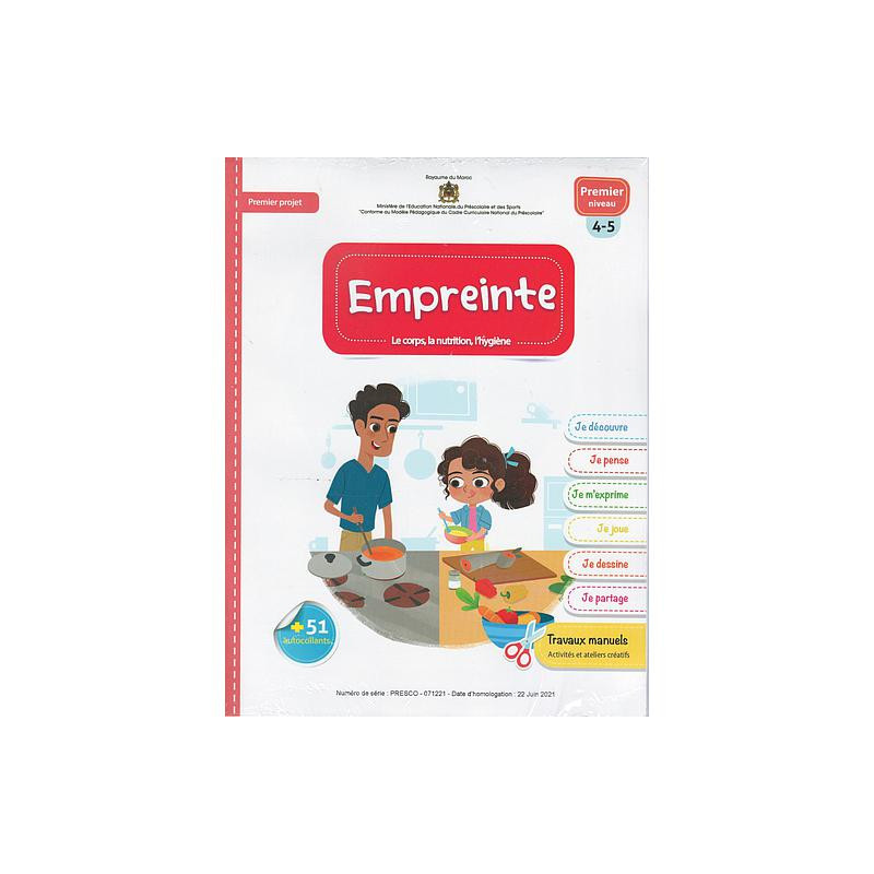 Empreinte le corps, la nutrition, l'hygiène 4/5 Premier Projet