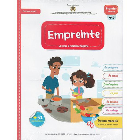 Empreinte le corps, la nutrition, l'hygiène 4/5 Premier Projet
