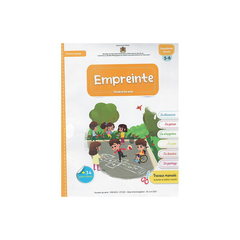 Empreinte l'école et les amis 5/6 Premier Projet