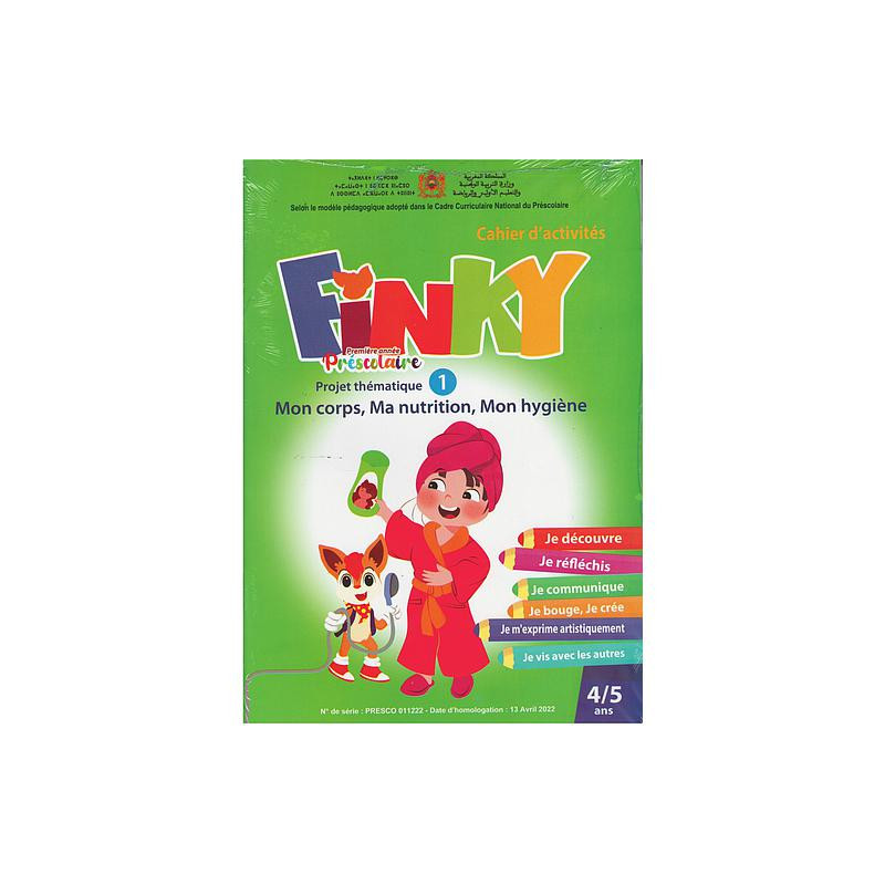Finky première année préscolaire projet thématique 1 mon corps,ma nutrition , mon hygiène 4/5