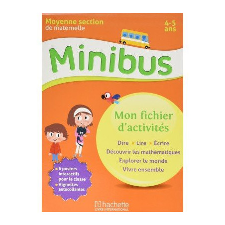 Minibus MS 4/5 ans Mon Fichier d'activités