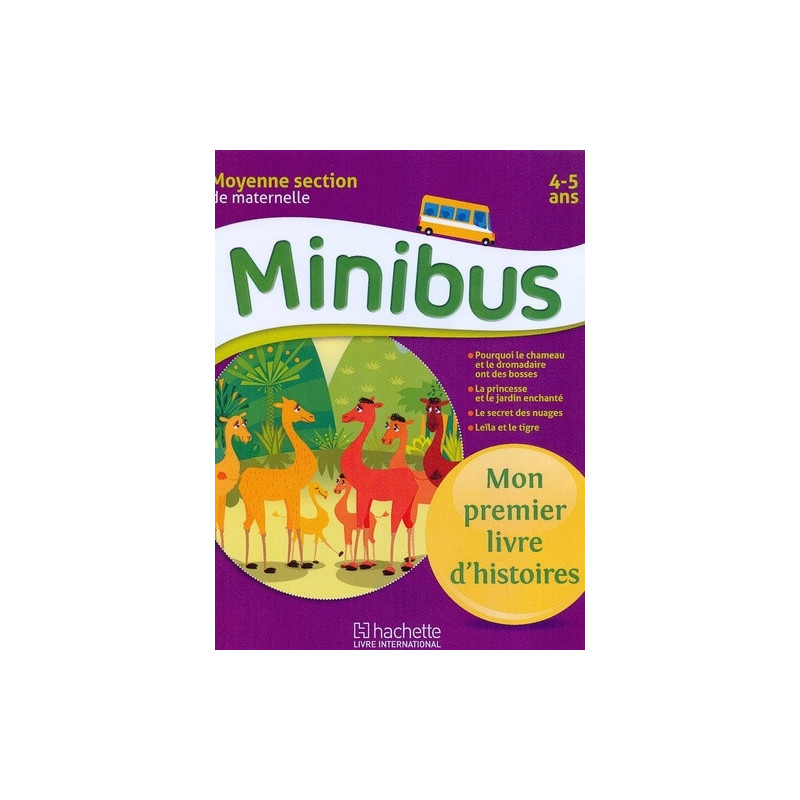 Minibus MS mon premier livre d'histoires 4/5