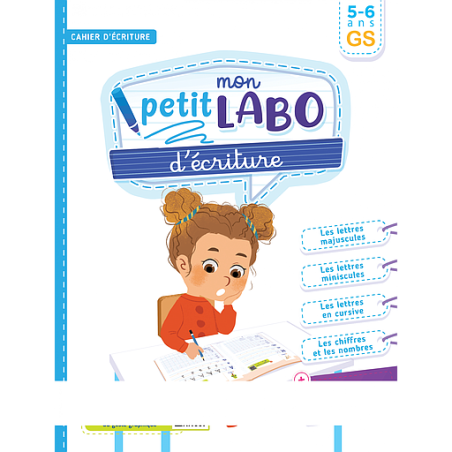 Mon Petit Labo 5-6 ans GS - Cahier d'écriture