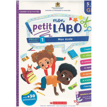 Mon petit Labo Projets 5-6 ans GS : 1- Mon école