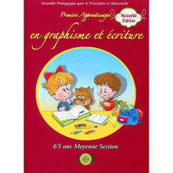 Premiers apprentissages en graphisme et écriture 4/5 nouvelle édition