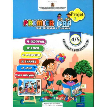 Premier pas pour apprendre et grandir MS 4/5 ans : Projet 2