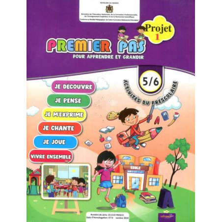 Premier pas pour apprendre et grandir GS 5/6 ans : Projet 1