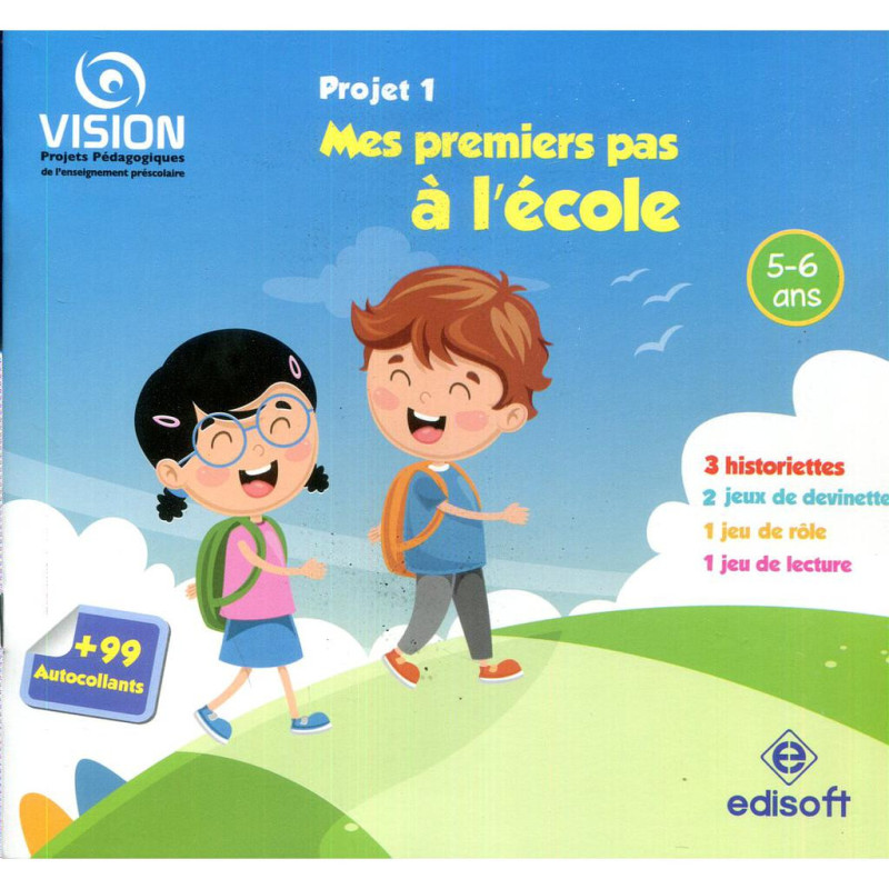VISION - Projet 1 (5-6 ans) - Mes premiers pas à l'école Album