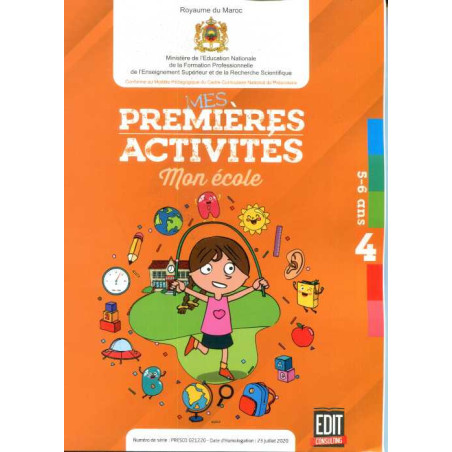 Projet 4 Mes Premières Activités 5/6 Mon école
