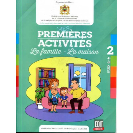 Projet 2 Mes Premières Activités 4/5 La famille La maison