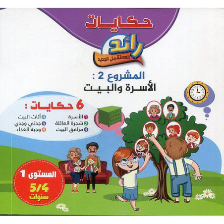 حكايات رائد المستقبل الجديد المشروع الثاني الأسرة والبيت 6 حكايات 4/5