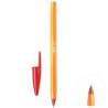 Stylo bic orange Fine Rouge