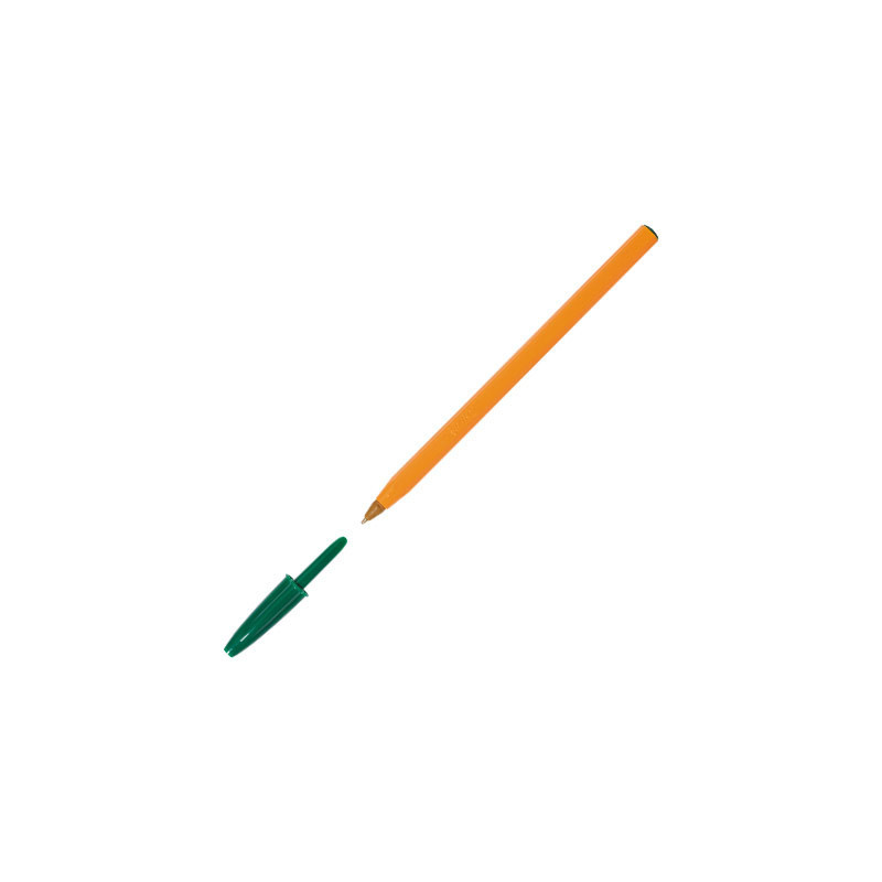 Stylo bic orange Fine Vert