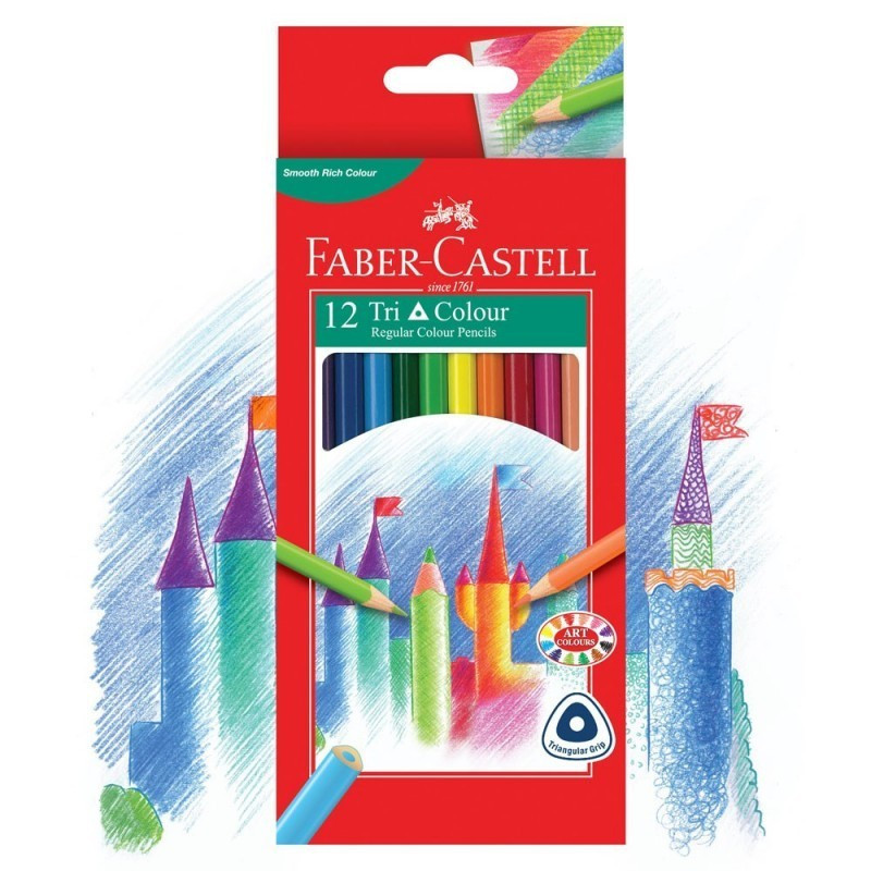 Crayon de couleur Faber - Castel 12 GM