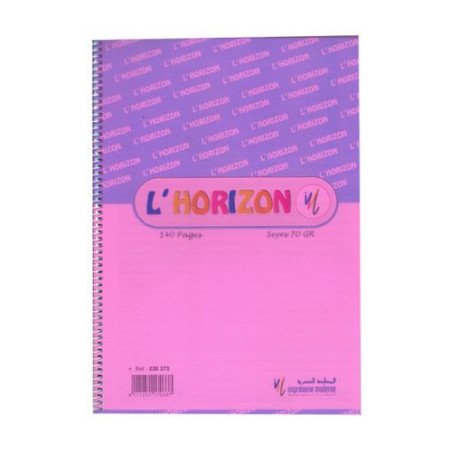 كراسة Spirale 140 صفحة 5x5 A4 – L’HORIZON للرياضيات والعلوم