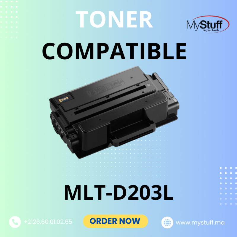 تونر متوافق MLT-D203L – أسود – 5000 صفحة – لطابعات Samsung
