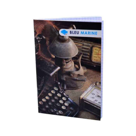 كُتيب خياطة 140 صفحة – 12×17 سم – أزرق داكن – المرجع 7145