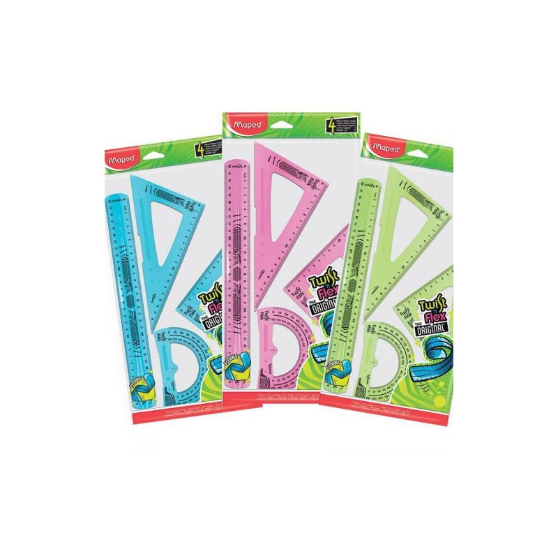 طقم أدوات الرسم Deli H12 أزرق – هندسة مدرسية متكاملة