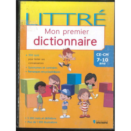Mon premier dictionnaire Littré – Dictionnaire illustré enfant