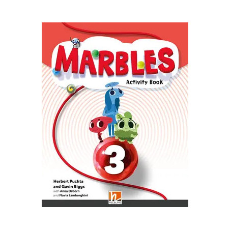 Cahier d’activités Marbles 3 HELBLING – exercices variés pour renforcer les compétences en anglais des élèves de niveau 3.