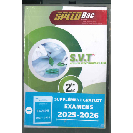 Speed Bac S.V.T 2BAC – Révision et Préparation Bac