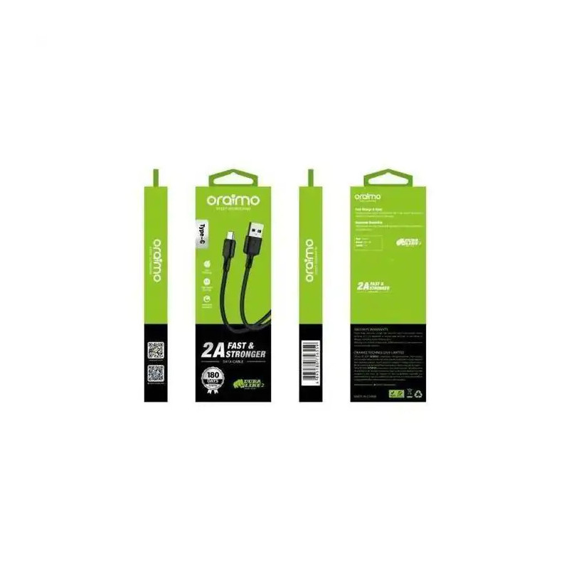 Câble Oraimo Type-C OCD-C53 – Charge Rapide