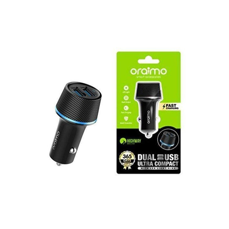 Chargeur Allume-Cigare Oraimo – Charge Rapide Voiture