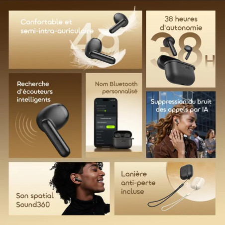 Écouteur Bluetooth Oraimo OTW-324S – Sans Fil