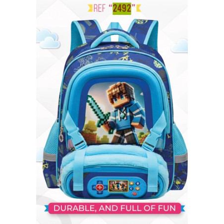 Cartable Sac à Dos 16 Inch Réf. 2492 – Différentes Couleurs