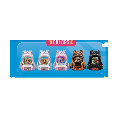 Cartable Sac à Dos 16 Inch Réf. 2492 – Différentes Couleurs