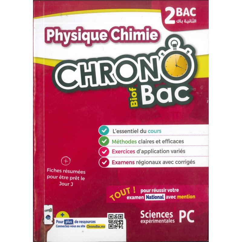 Chrono bac physique & chimie 2bac PC