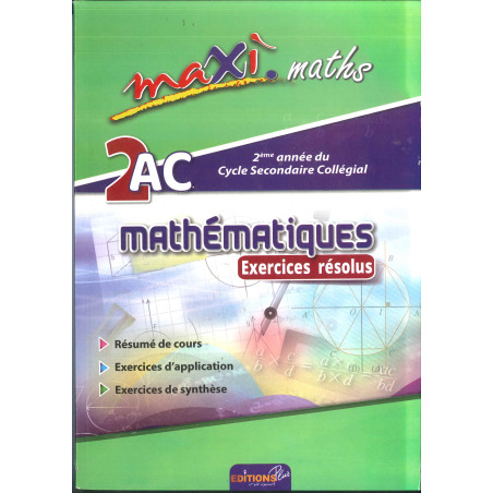 Maxi Math 2AC – Manuel de mathématiques 2e année collège