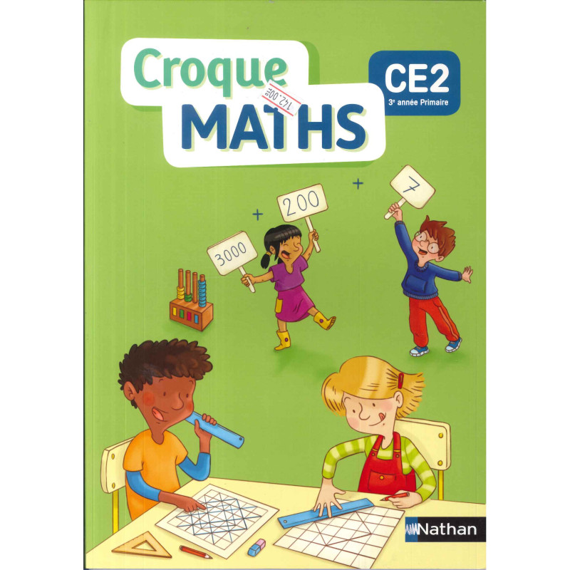 Croque Maths CE2 – Manuel de mathématiques