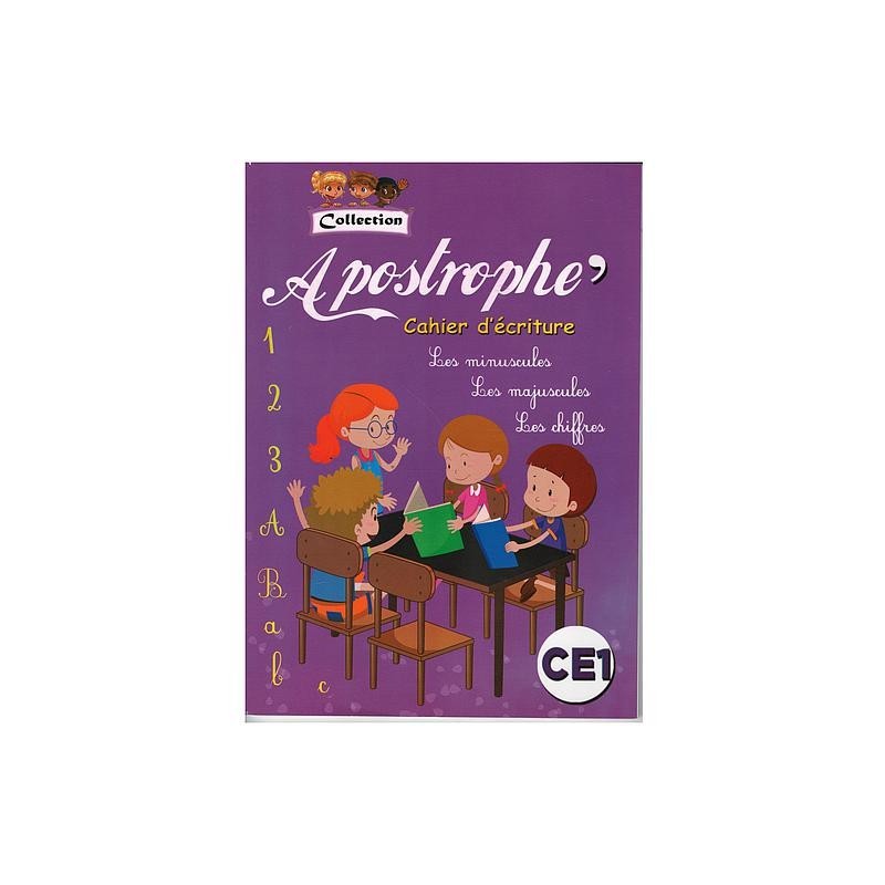 Collection Apostrophe Cahier d'écriture CE1