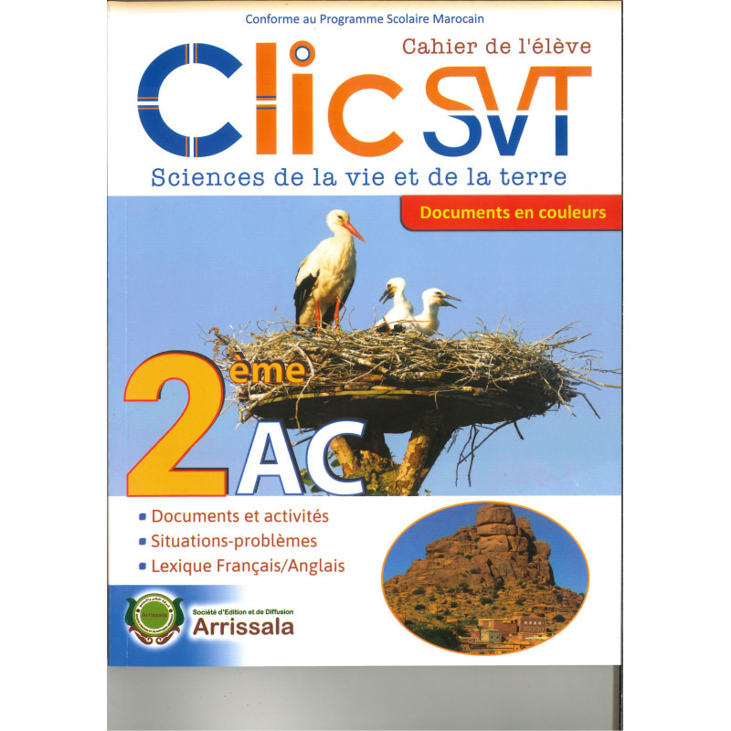 Clic SVT Documents 2AC Arrissala – Livre Scolaire