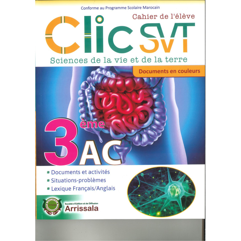 Clic SVT Documents 3AC Arrissala – Livre Scolaire