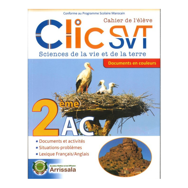 Clic SVT Documents 2AC Arrissala – Livre Scolaire