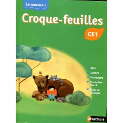 CE1 LE NOUVEAU CROQUE - FEUILLES -PACK MANUEL ELEVE + MEMO + CAHIER D'ACTIVITES + FEUILLES D'ORAL