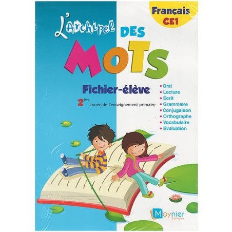 Pack l'archipel des mots CE1 - manuel +cd audio+ fichier élève