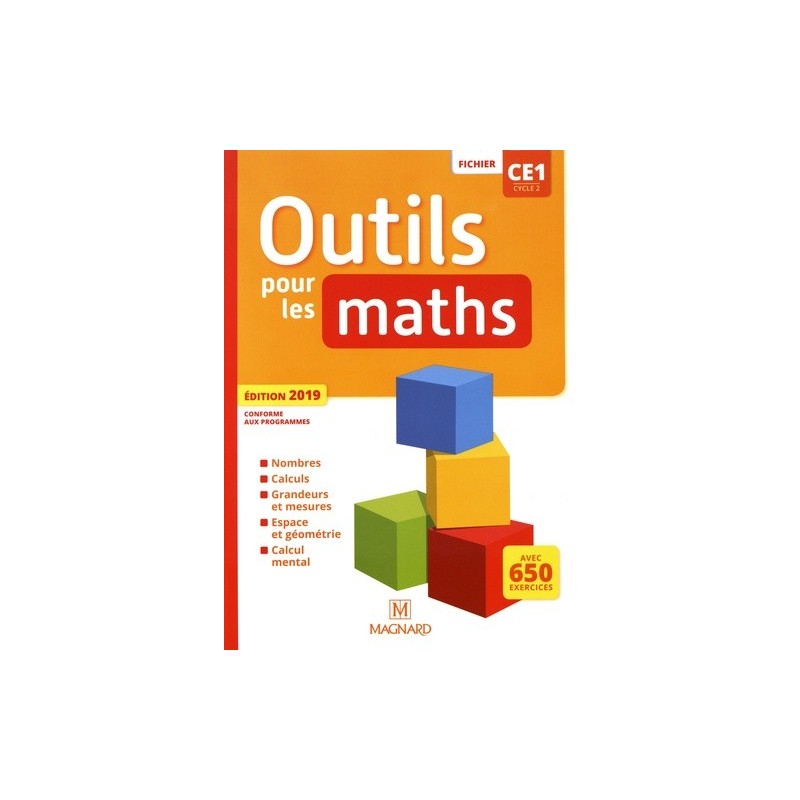 Outils pour les maths CE1 - Fichier