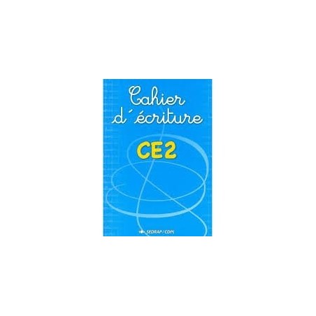 Cahier d'écriture CE2 - Sedrap
