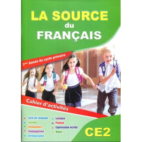 La Source de Français Cahier d'activité CE2