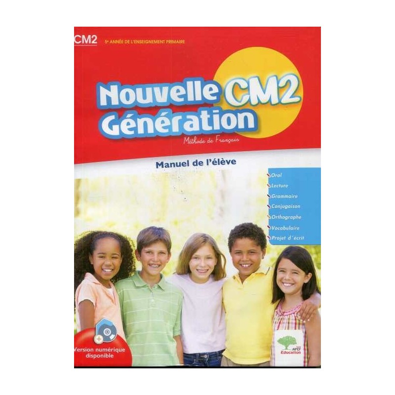 Nouvelle Génération CM2 Manuel