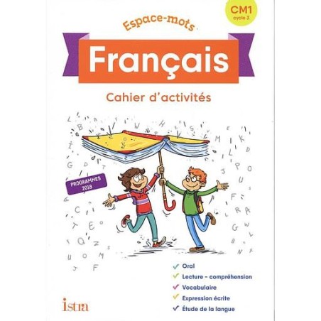 Français CM1 Espace-mots - Cahier d'activités
